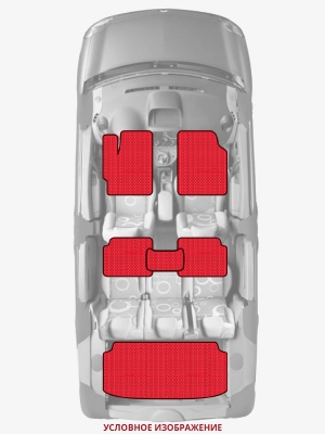 ЭВА коврики «Queen Lux» комплект для Volkswagen Type 3