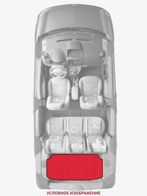 ЭВА коврики «Queen Lux» багажник для Dodge Durango II